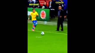 Coach reaction to Neymar goal 😮🔥 [upl. by Poland]