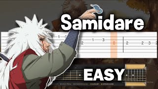 Naruto Shipudden  Samidare  Guitar tutorial TAB [upl. by Guntar]