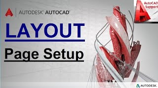 Layout Page setup in AutoCad II HindiUrdu [upl. by Darci]