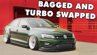 Trents IS38 Turbo Swapped MK6 Jetta  EnthusiastBuilt [upl. by Ierdna]