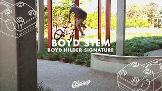 BOYD HILDER SIGNATURE STEM  Odyssey BMX [upl. by Clareta271]