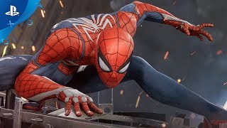 Marvels SpiderMan PS4 2017 E3 Gameplay [upl. by Nhguavaj111]