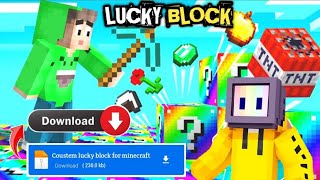 Minecraft 121 Lucky Block Mod Download  Lucky Block Addon For 121  minecraft [upl. by Farmelo]