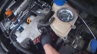 VW B5 Passat 18T Thermostat Replacement [upl. by Arimaj992]