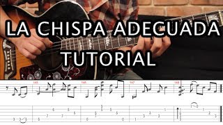 Como tocar quotLa Chispa Adecuadaquot de Héroes del Silencio  Tutorial Guitarra Acordes  TAB  HD [upl. by Seel444]