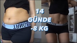 14 GÜNDE NASIL 8 KİLO VERDİM  Chloe Ting Challenge Beslenme [upl. by Babita]