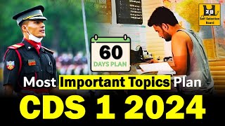 CDS Most Important Topics  CDS 1 2024 Preparation Shubham Varshney SSB [upl. by Odetta153]