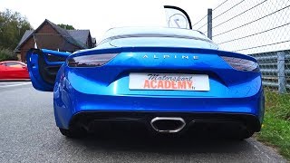 ALPINE A110  Good sound exhaust [upl. by Uriel]