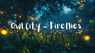 Owl City  Fireflies  Lyrics [upl. by Yrrej]