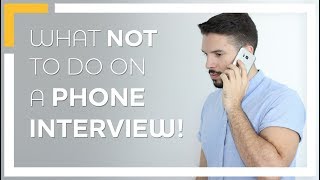 What NOT to do on a phone interview  Baytcom Career Talk  Episode 3 [upl. by Halona]