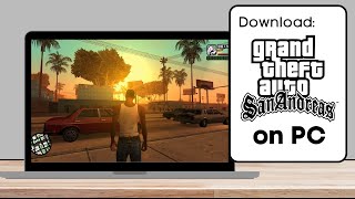 How To Download GTA San Andreas on PC Desktop [upl. by Ahsaercal]