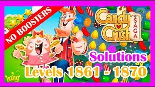 Candy Crush Saga LEVEL 1861 1862 1863 1864 1865 1866 1867 1868 1869 and 1870 [upl. by Binetta]