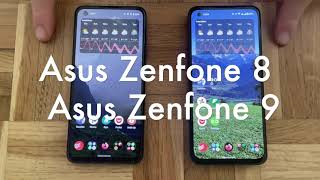 Asus Zenfone 8 vs 9 [upl. by Hentrich]