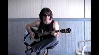 Cracklin Rosie by Rick Neil Diamond rocked out acoustic guitar cover song FUNNY [upl. by Attaynik]