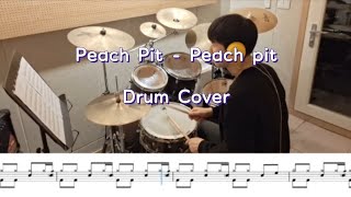 Peach Pit  Peach Pit Drum Cover [upl. by Meredi]