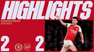 HIGHLIGHTS  Chelsea vs Arsenal 22  Premier League  Rice amp Trossard secure a dramatic point [upl. by Caleb]