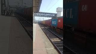 Goods train with 52 coaches train long railway station vapi [upl. by Tedi]