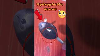 Hydrophobic form of water foryou experiment trending viralshort science BANGADVENTURE shorts [upl. by Enamrahs]