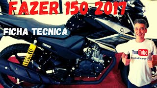 Fazer 150 2017 Preta I André Ricardo CT [upl. by Hewie]