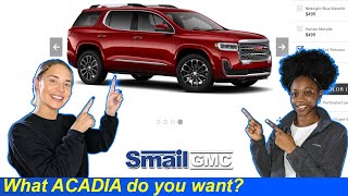 2021 GMC Acadia Denali  Every Exterior amp Interior Color Available  Smail GMC [upl. by Sobel]