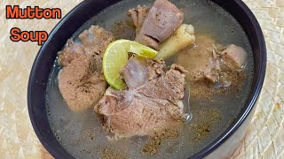 Home Remedy for Cough Cold amp Flue ❤️ Mutton Bone Soup 🌺 Mutton Yakhni [upl. by Hiro]