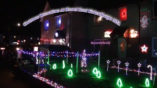 Kirkcudbrights Hornel Road Xmas Lights 2023 [upl. by Tertius914]