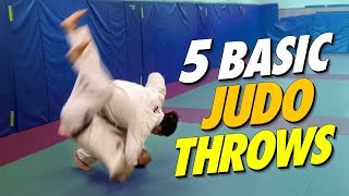 5 basic judo throws everyone should know judo martialarts [upl. by Akcirahs]