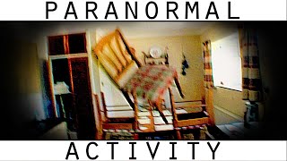 Poltergeist Activity Caught on Tape Paranormal Entity Caught Stacking Chairs [upl. by Yrome]