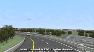 I270 and Page Avenue resdesign interchange aerial viewrev2wmv [upl. by Roid]