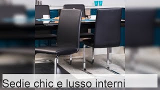 Sedie italiane di lusso design moderno e classico per il soggiorno [upl. by Guendolen]