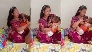 Cara Menyusui Bayi Baru Lahir [upl. by Akerue]