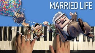 Married Life  Up Piano Tutorial Lesson [upl. by Macleod]