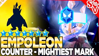 7Star Empoleon Raid Counter OVER Pokemon Scarlet and Violet [upl. by Suravaj]