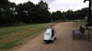 An outing for the Sinclair C5 at Milton Keynes Museum [upl. by Dehlia]