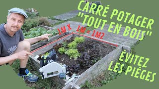 comment fabriquer un carré potager [upl. by Nnalyrehc]