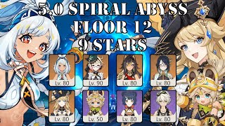 Mualani Vaporize amp Navia ft Kachina  50 Spiral Abyss  Floor 12 9 stars [upl. by Suzy157]