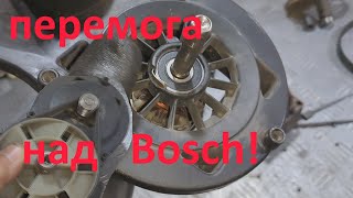 Газонокосилка Bosch Rotak как снять шкив и заменить подшипники [upl. by Chlores459]