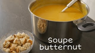 Soupe de butternut du potager et lentilles corail 🥣 Recette pas à pas  Fait maison [upl. by Hastings]