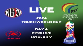 LIVE RUGBY TOUCH WORLD CUP  DAY 4 PITCH 56 [upl. by Rafiq]