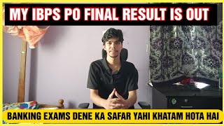 My IBPS PO 2023 FINAL RESULT  IBPS PO FINAL RESULT OUT  ibpspo ibpspo2023 ibpspointerview [upl. by Elleinahc776]