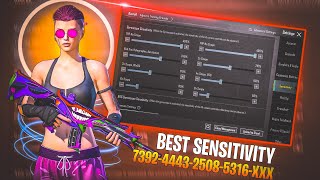 BEST SENSITIVITY 2024 BGMI 33 ZERO RECOIL SENSITIVITY CODE SETTING ALL GUN NO RECOIL [upl. by Noli625]