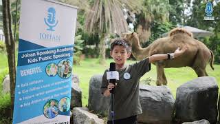 Chong Ray Hern I Brand Ambassador Program at Zoo Negara I Kids Public Speaking I Speaker Warrior I [upl. by Otilia]