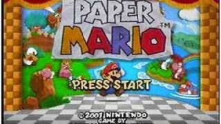 Paper Mario Title Screen [upl. by Kiraa]