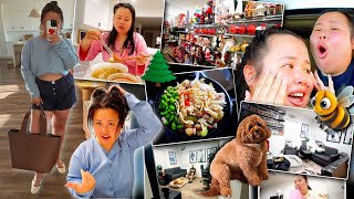 VLOG chopping my hair off please help me  new office reveal panic attack  christmas shopping [upl. by Nhar]