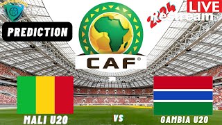 Mali vs Gambia CAF U20 Africa Nations Cup 2025 Qualification WAFU A Match Countdown [upl. by Norrag936]