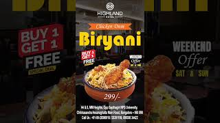 Biryani Lovers Rejoice Highland Hotel [upl. by Zucker30]