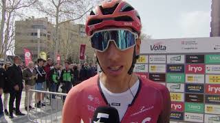 Egan Bernal  Entrevista en la salida  Etapa 2  Volta Ciclista a Catalunya 2024 [upl. by Rodenhouse]