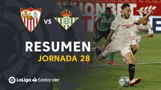 Resumen de Sevilla FC vs Real Betis 20 [upl. by Raffo]