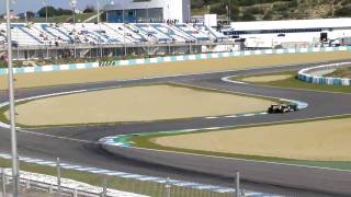 F1 Testing 2011  Jerez Racetrack [upl. by Enenaej371]