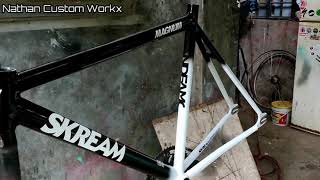 SKREAM  REPAINTED FIXIE BIKE [upl. by Gael23]